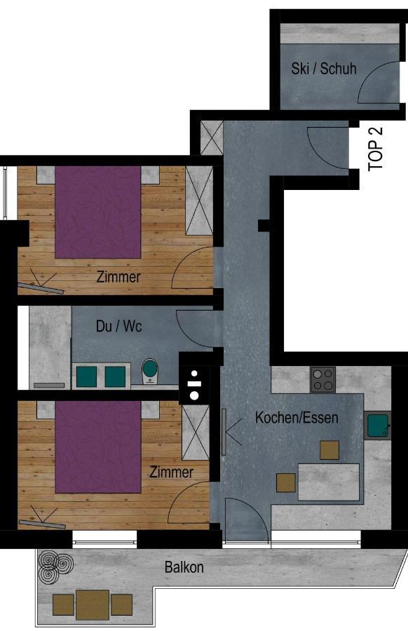 Apart Scharler Mit Silvretta Card See Εξωτερικό φωτογραφία